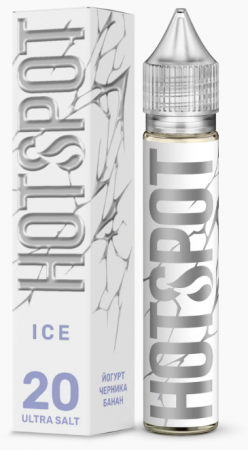 Жидкость HOTSPOT Ice 30ml 20mg Ultra S (Ледяной Йогурт черника банан, Hard)