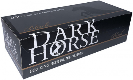 Гильзы сигаретные DarkHorse Black King Size *200