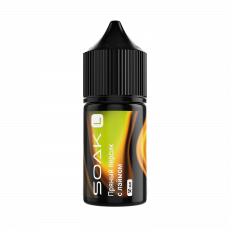 Жидкость SOAK L 30ml 20mg (Пряный персик с лаймом, Light)