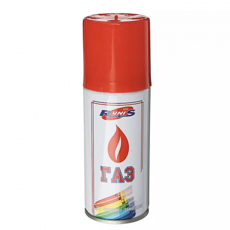 Газ для зажигалок RUNIS, метал. баллон, 140 мл
