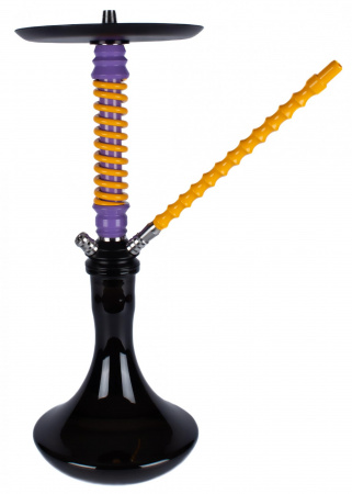 Шахта Mamay Customs Coilovers Mini (шахта,мундштук) (Фуксия шахта, желтая пружина, 53 см, Шахта, Мундштук, 16 мм, Да, Нержавеющая сталь)