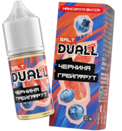 Жидкость Duall Extra salt 30ml HARD 50mg (Черника грейпфрут, Hard)