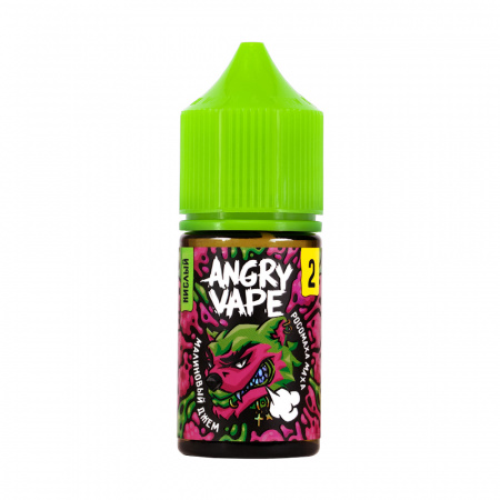 Жидкость Angry Vape salt 30ml 20mg Sour (Росомаха Маха (Малиновый джем), Light)