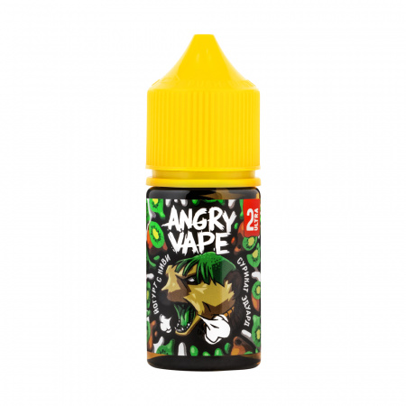 Жидкость Angry Vape salt 30ml 50mg (2 Ultra) (Сурикат Эдуард (Йогурт с киви), Hard)