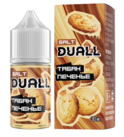 Жидкость Duall salt 30ml LIGHT 20mg (Табак печенье, Light)