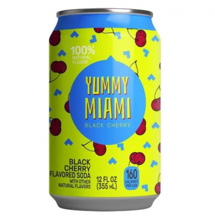 Напиток Yummi Miami 0.355мл Ж/Б (Черная вишня)