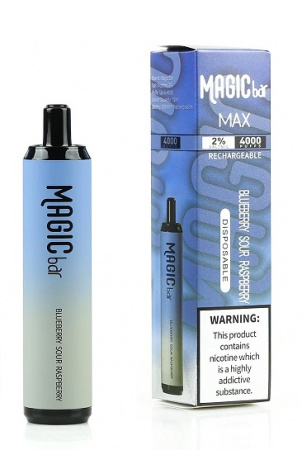 Magic Bar 4000 (Blueberry Sour Raspberry(Черника кислая малина), 4000 тяг)