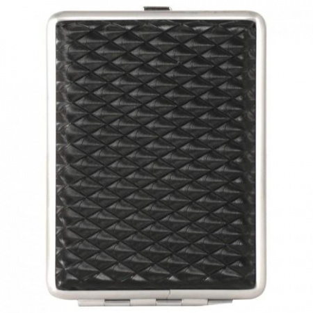 Портсигар S.Quire, сталь + искусственная кожа черный (340023-82-2) Портсигар S.Quire, сталь + искусственная кожа черный (340023-82-2)