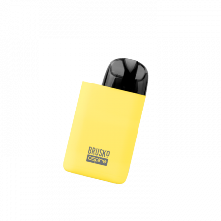 POD-система Brusko Minican Plus (Желтый (Banana), 850 mAh, 11 W, 3 мл, Датчик затяжки)