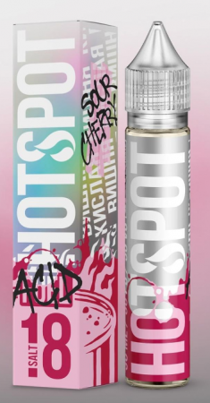 Жидкость HOTSPOT Sour 30ml 20mg Ultra S (Cherry Acid)