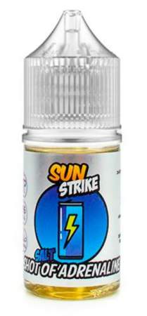 Жидкость Sun Strike salt 30ml 20mg (Shot of Adrinaline (Энергетик яблоко киви))