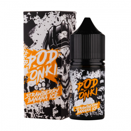 Жидкость Podonki V1 30ml 20mg Hard (Strawberry Banana Ice (Банан клубника лед), Hard)