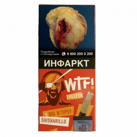Сигариллы WTF! 5*10*20 (Sheeesh Vanilla&Peach, Германия)