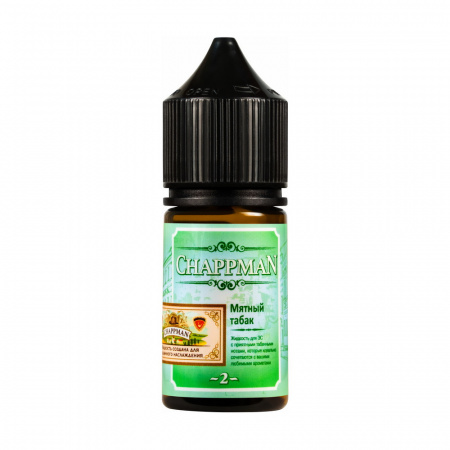 Жидкость Chappman salt 30ml 20mg (Мятный табак, Light)