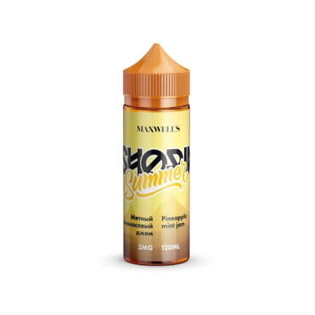 Жидкость Maxwells 120ml 3mg (Summer (Мятный ананасовый джем))