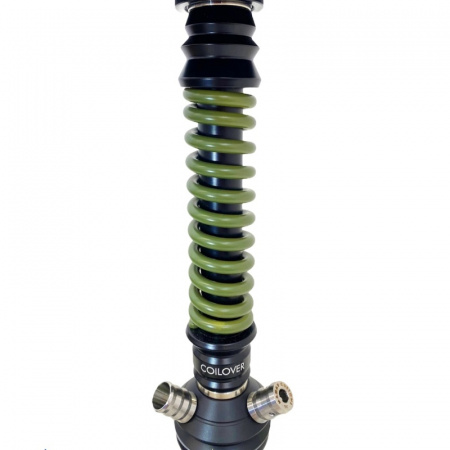 Шахта Mamay Customs Coilovers Mini (шахта,мундштук) (Черная шахта, пружина "Хаки", 53 см, Шахта, Мундштук, 16 мм, Да, Нержавеющая сталь)
